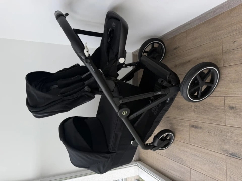 Електронна коляска Cybex e-Gazelle S Moon Black (Повний комплект, Коробки/Доки, гарантія)