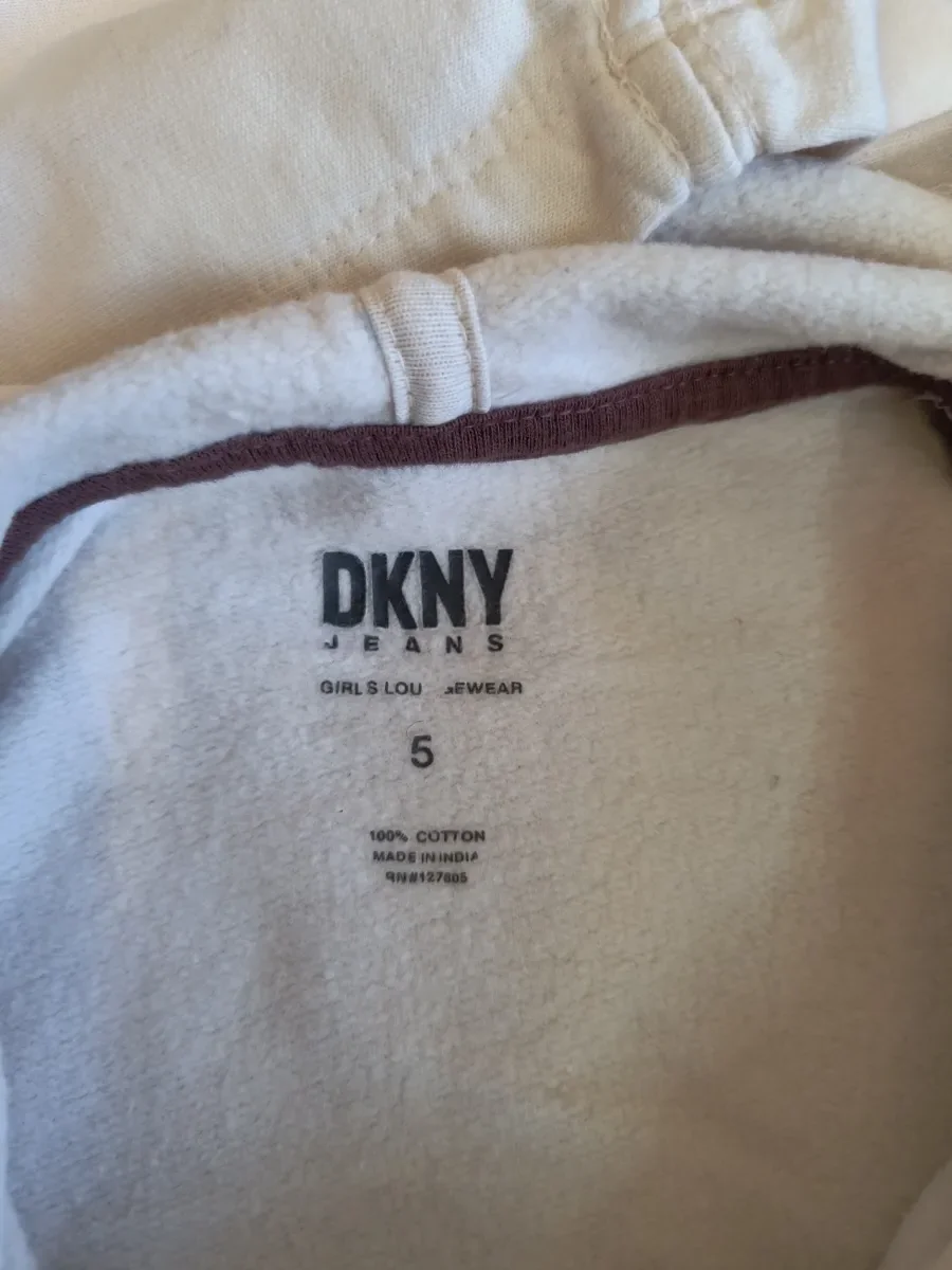 Фірмове худі  DKNY Jeans для дівчинки (розмір 5) — фото 2