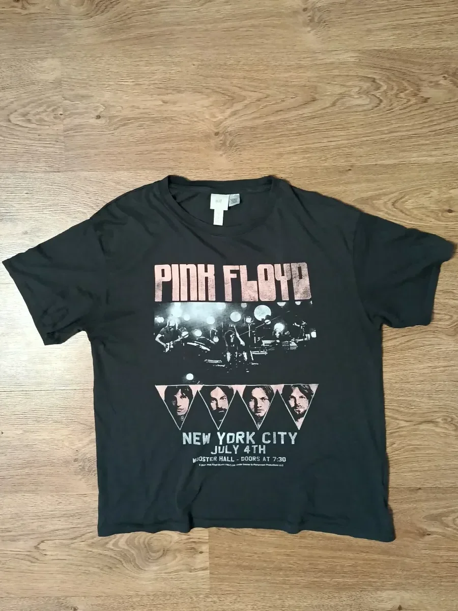 Футболка Pink Floyd H&M M Черная