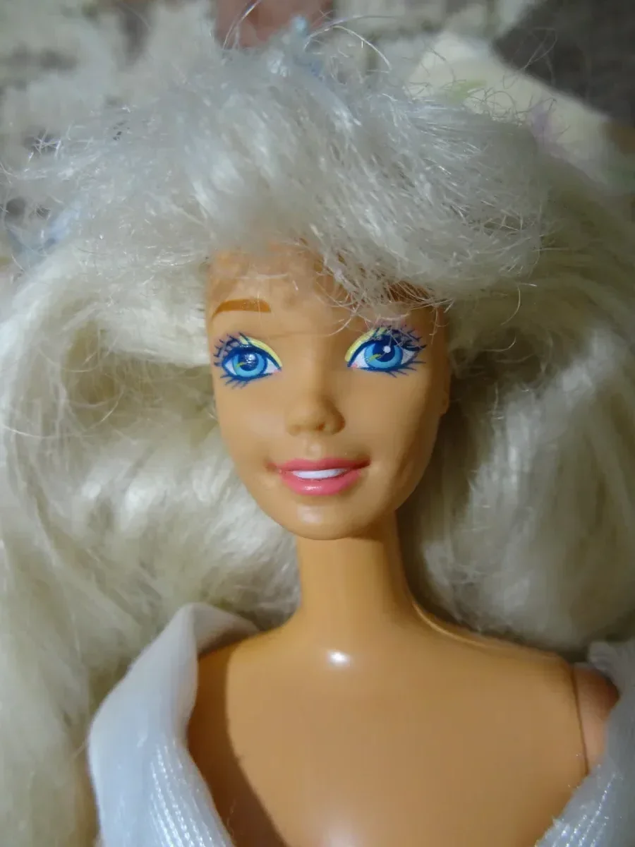 Коллекционная винтажная Барби Невеста Mattel Dream Bride 1996 с редким скринингом глаз — фото 3