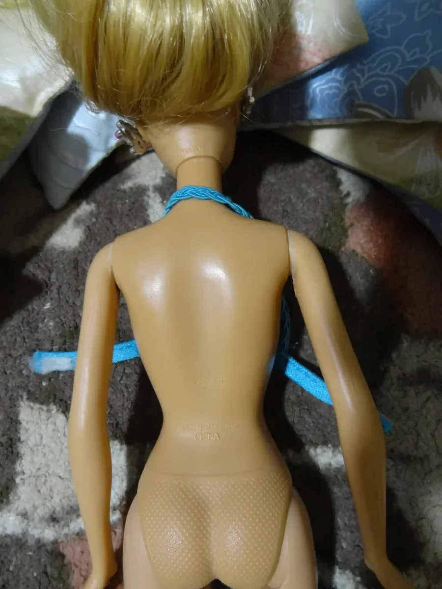 Кукла Барби русалка Мерлия Mattel 1999 на щелчках в костюме русалки — фото 6