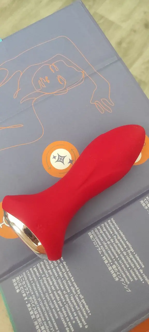 Пробка с вибрацией Rotator Plug 1+ red