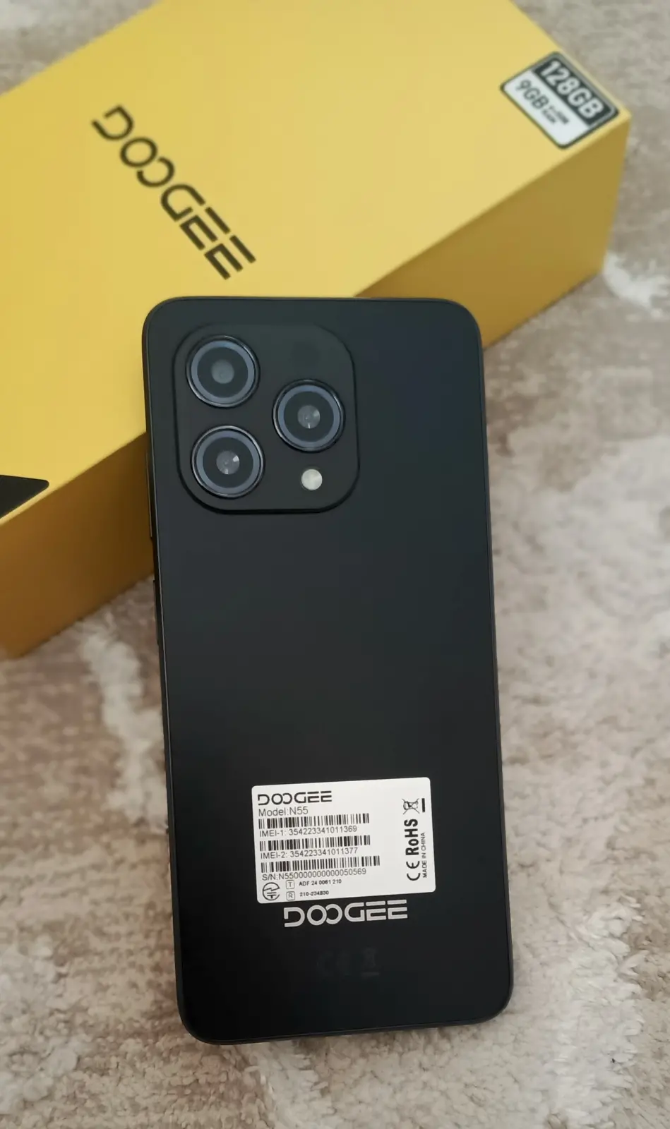 Смартфон Doogee N55 • 9GB RAM (4+5) • 128GB пам’яті — фото 3