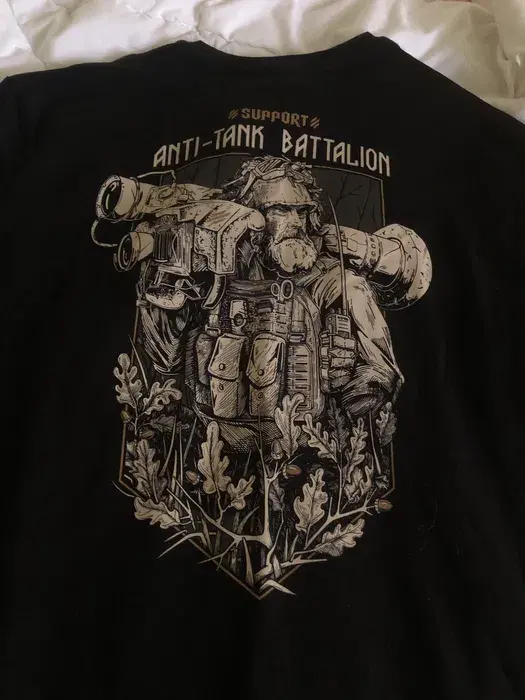 M-Tac футболка anti-tank battalion black
