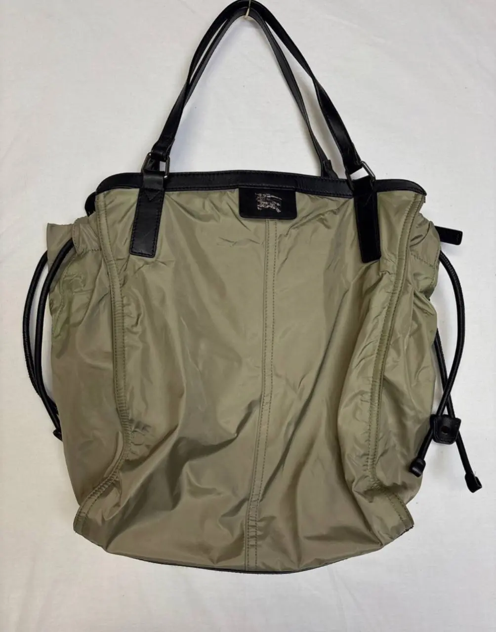 Burberry Buckleigh Nylon Tote Bag Olive Green