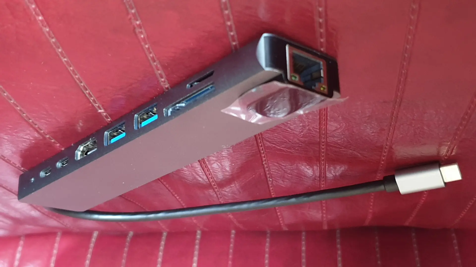 Хаб для планшета, смартфона, MacBook, PC с HDMI и LAN портами