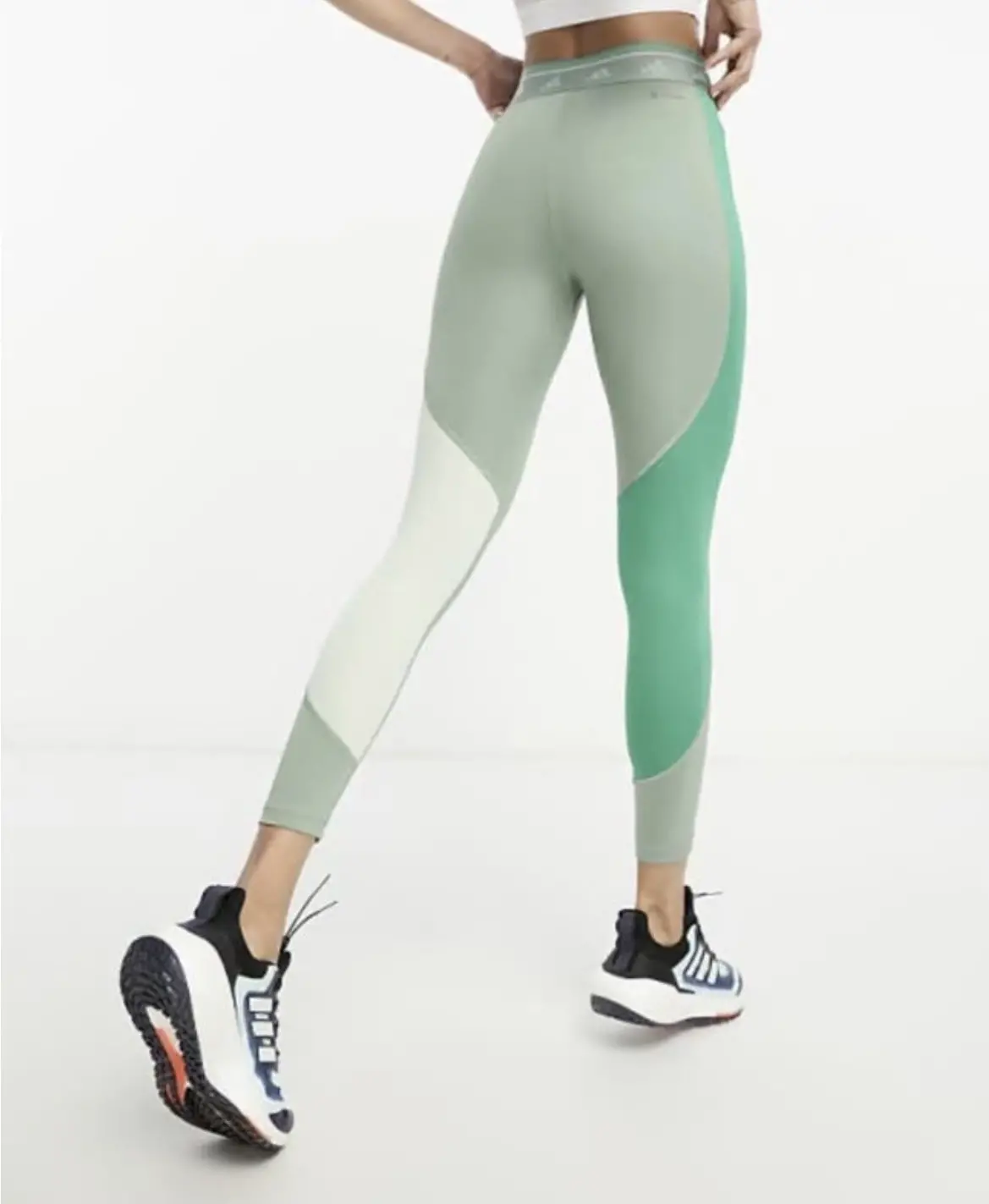 Лосіни adidas зелені — фото 3