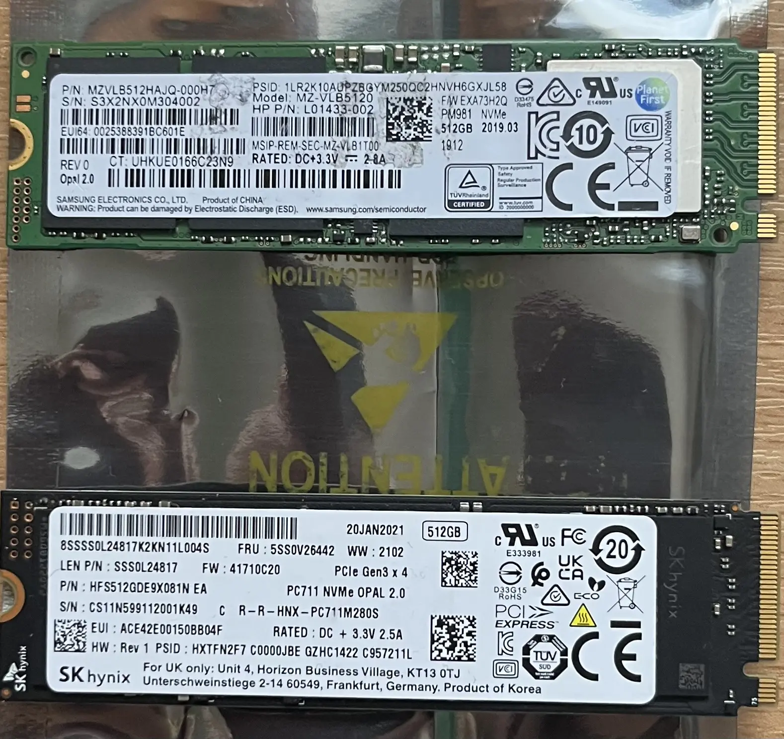 SSD Samsung pm981 512gb