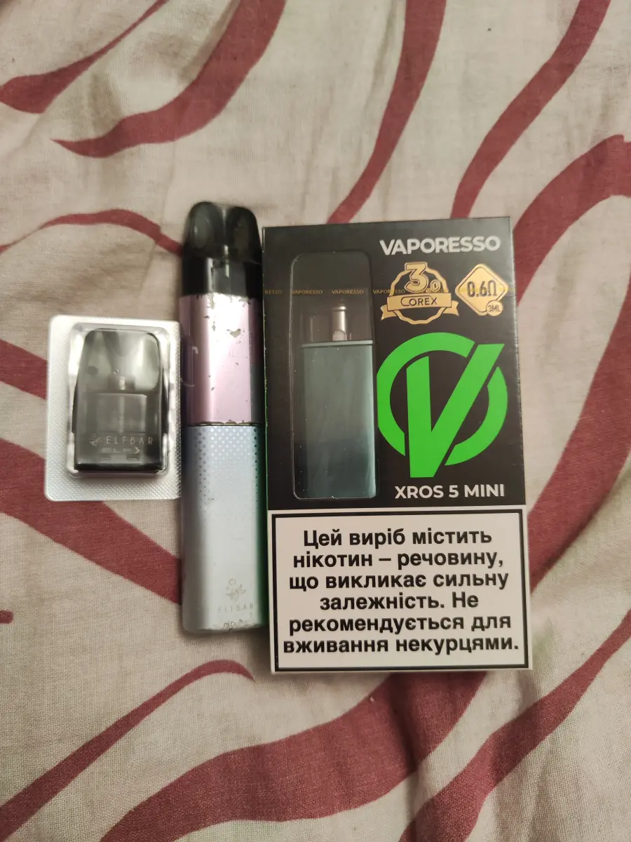 Xros 5mini + elf bar elf x