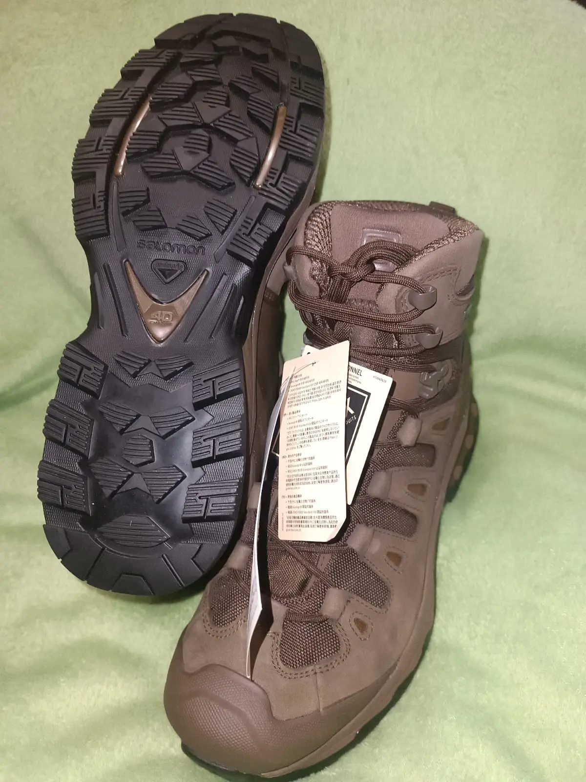 Берці тактичні Salomon Quest 4D GTX Forces 2 EN - коричневі, 42 розмір