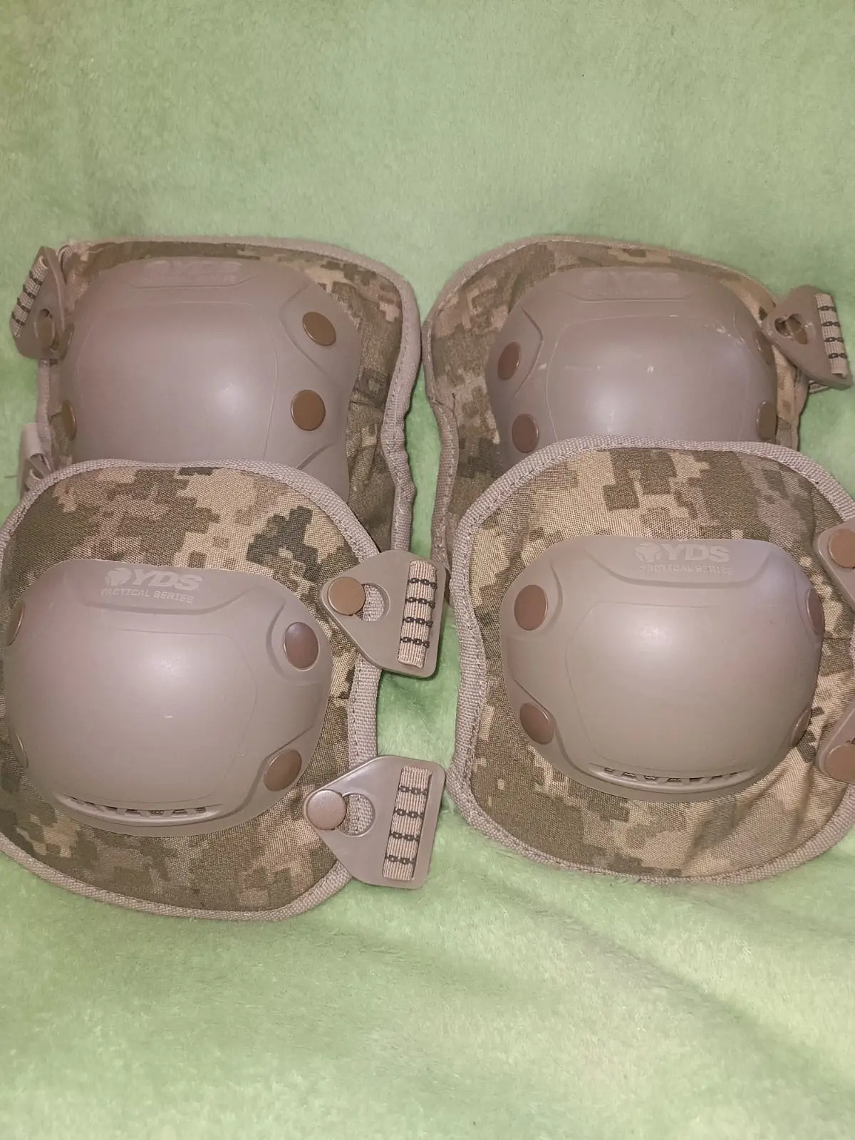 Наколенники и налокотники тактические комплект піксель YDS