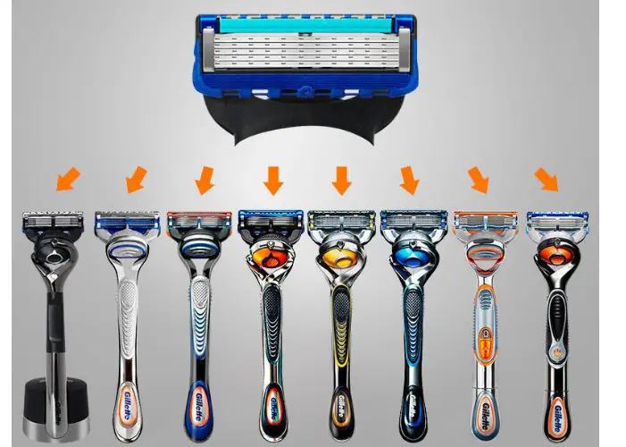 Змінні касети (картридж) Gillette Fusion5 Power (4шт набір) для гоління — фото 3