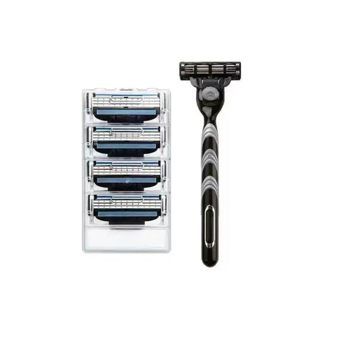 Змінні касети (картридж) Gillette Mach3 для гоління (4шт набір) — фото 2