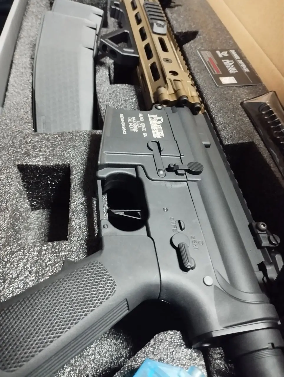 Штурмова гвинтівка AEG Specna Arms Daniel Defense RIS III SA-C28 CORE HAL ETU Gen.2 - Chaos Bronze — фото 3