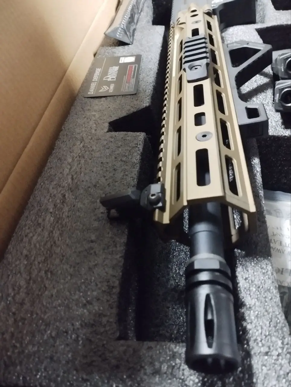 Штурмова гвинтівка AEG Specna Arms Daniel Defense RIS III SA-C28 CORE HAL ETU Gen.2 - Chaos Bronze — фото 4