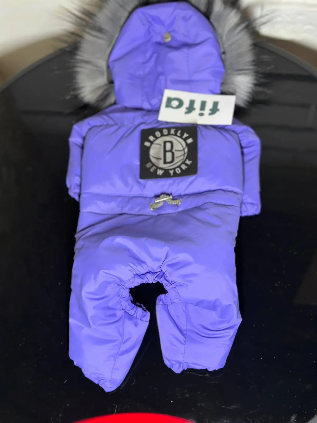 Зимовий комбінезон для маленької собаки. Розмір S