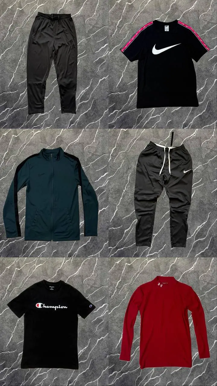 Спортивний одяг Nike, Adidas, Champion, Under Armour, Levi's та The North Face