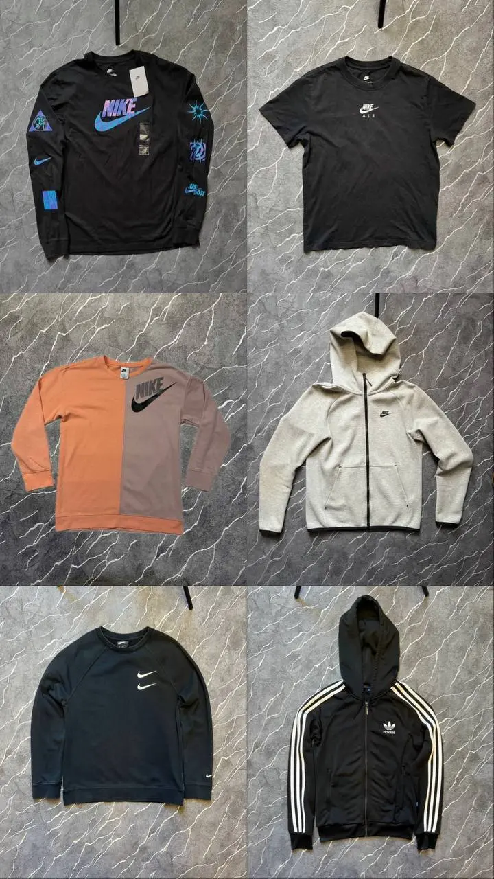 Спортивний одяг Nike, Adidas, Champion, Under Armour, Levi's та The North Face — фото 2