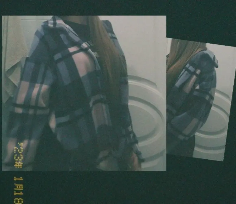 Жіноча фланелева рубашка в клітинку Casual розмір M