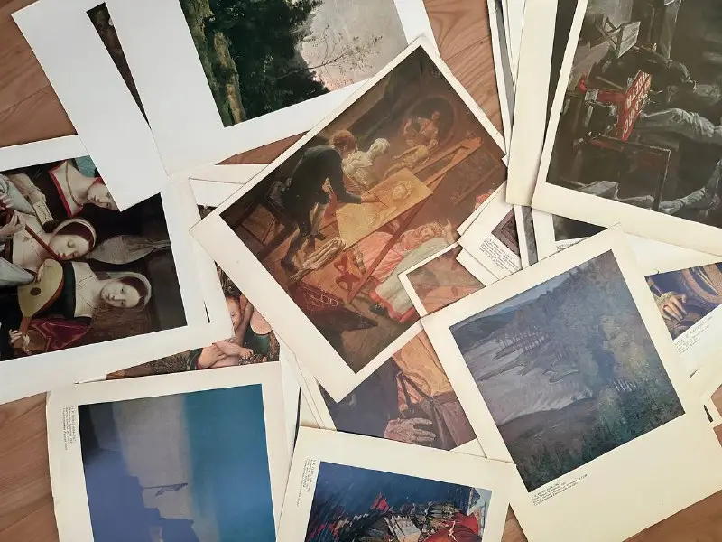 Ілюстровані принти репродукції відомих картин для декору