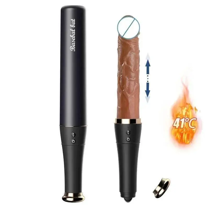 Baseball Bat DT17 Міні секс-машина з підігрівом та фрикціями