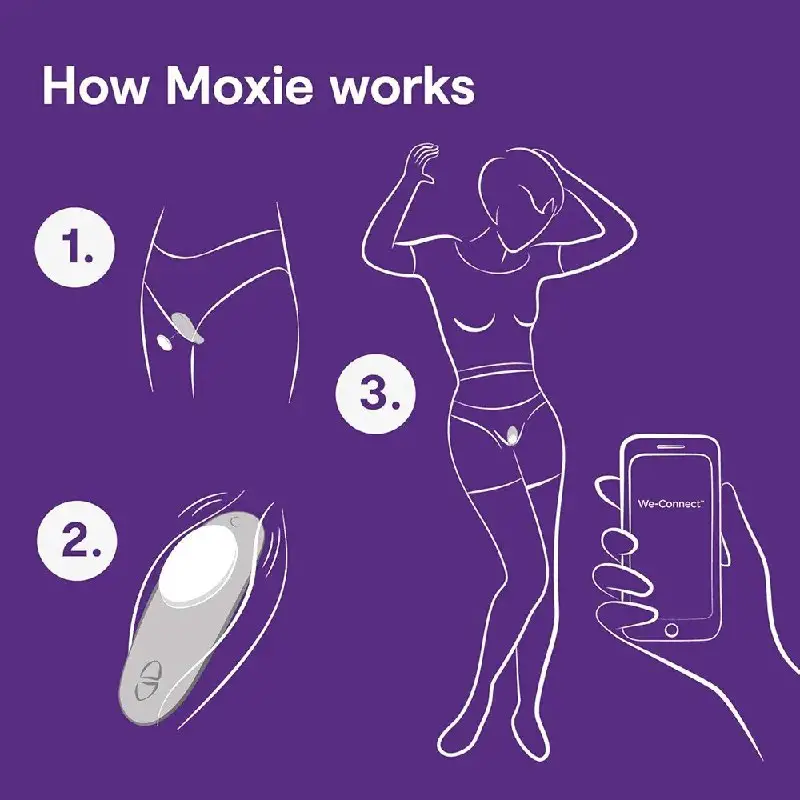We-Vibe Moxie Вібратор для трусиків з керуванням через додаток — фото 4
