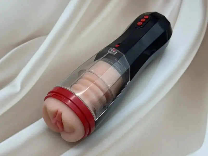 Автоматичний телескопічний мастурбатор 1072 з вібрацією та TPE-рукавом