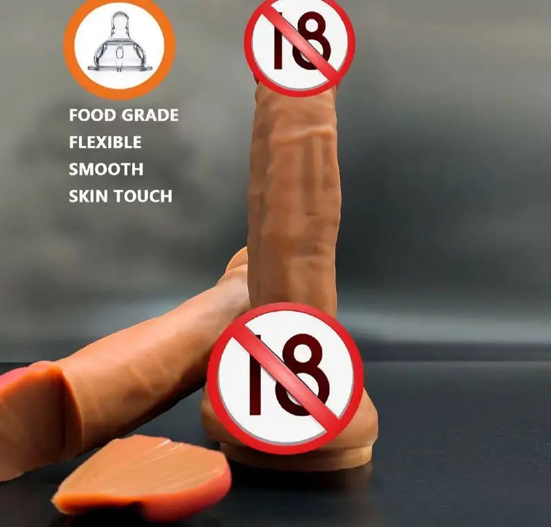 Фалоімітатор Real Feel Liquid Silicone 6.5" з присоскою — фото 2