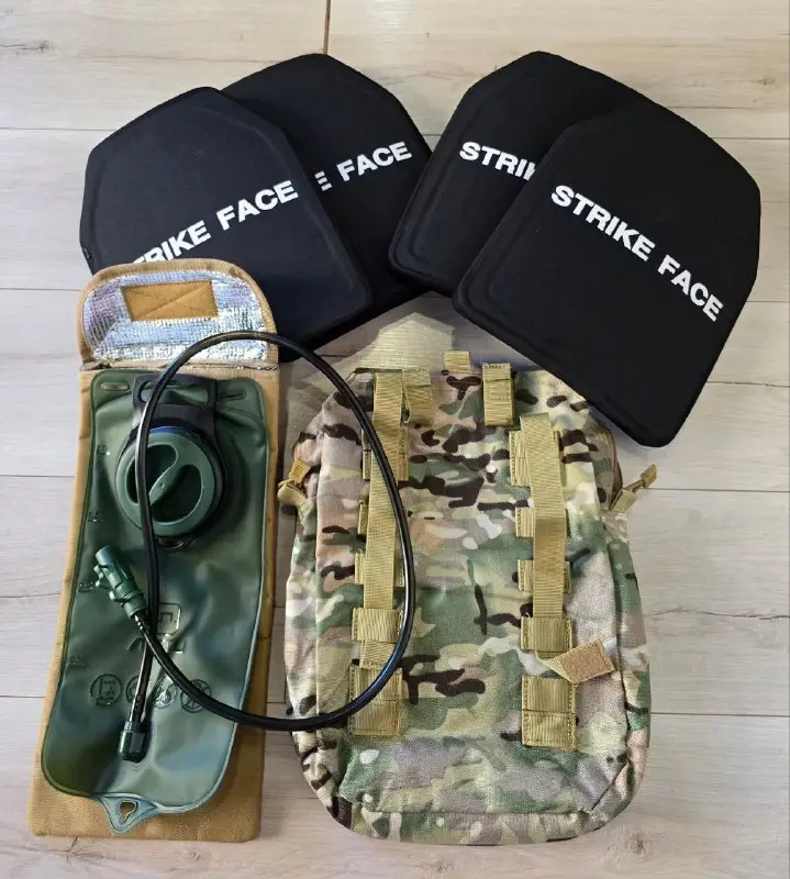 Тактичний рюкзак CORDURA 8л Multicam з гідратором 2л та термосумкою MOLLE — фото 2