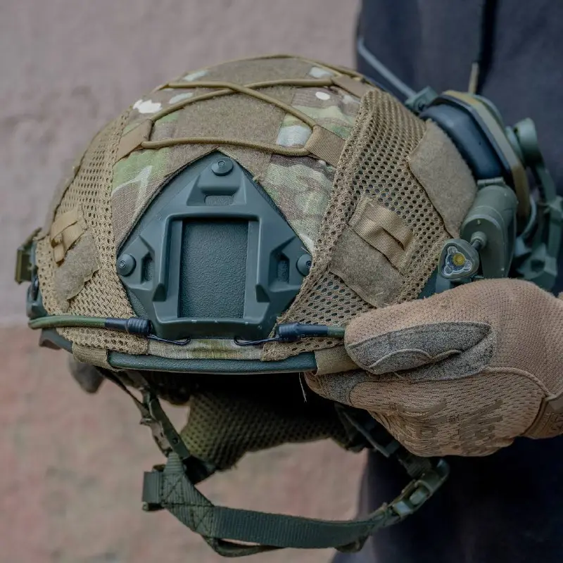 Шолом тактичний FAST NIJ IIIA з навушниками Walker’s Razor