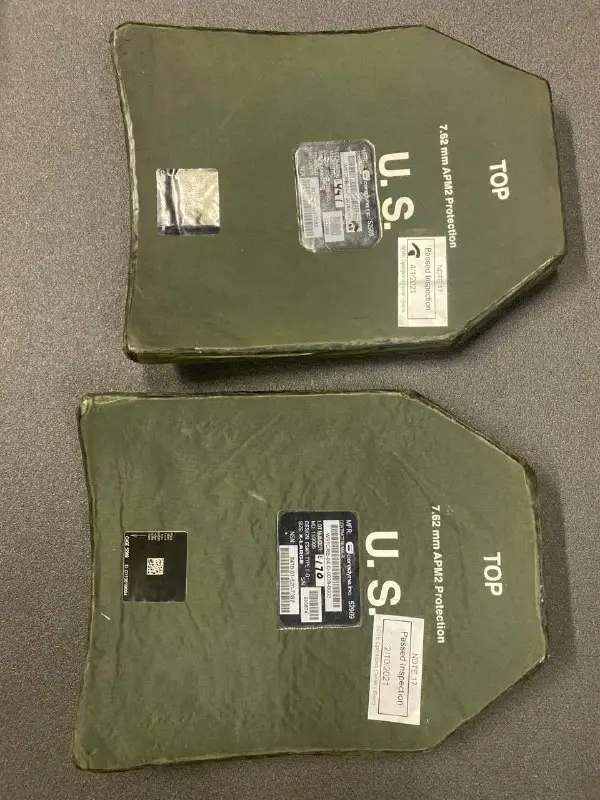 Бронеплиты Ceradyne ESAPI NIJ IV 7.62 APM2 Size XL (пара)