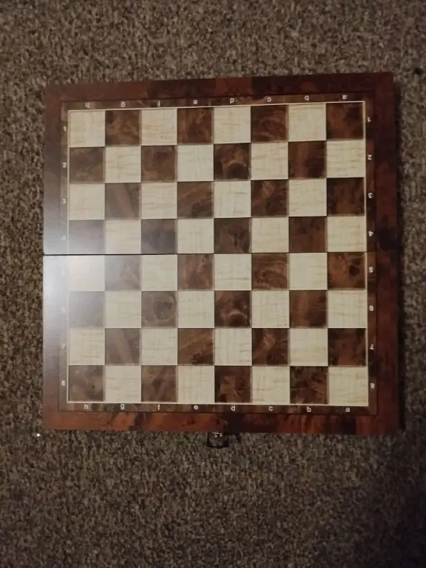 Ігровий набір 3 в 1 Шахи Нарди Шашки Дерев'яний 24x24 см