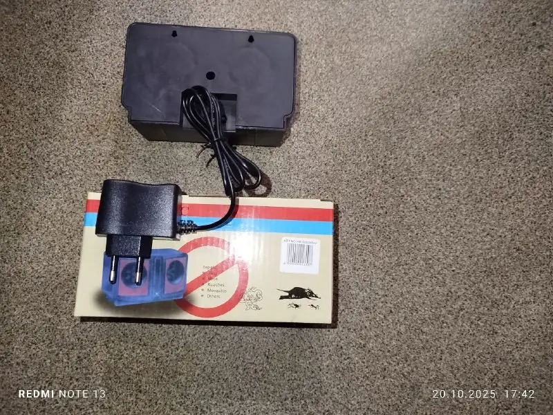 Ультразвуковий відлякувач гризунів Ultrasonic Pest Repeller 220V 100 кв.м — фото 2