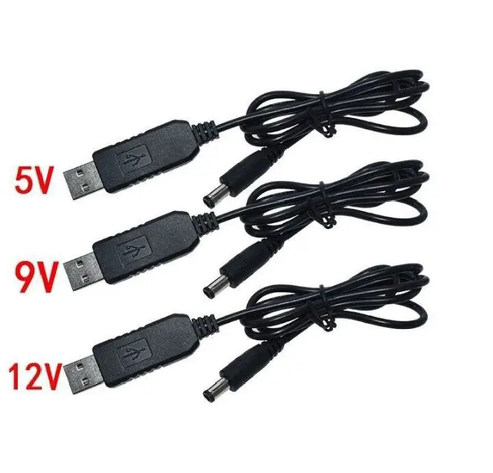 Универсальный кабель USB-DC 5V / 9V / 12V для роутера