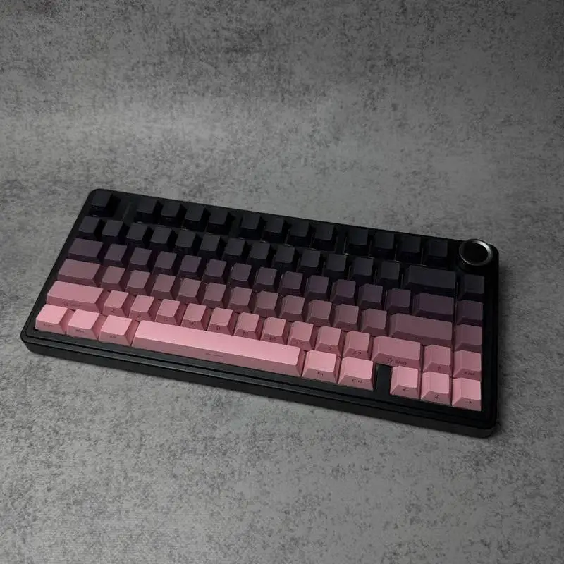 Клавіатура AULA F75 Pink Gradient 75% RGB Hot-swap Red Switches