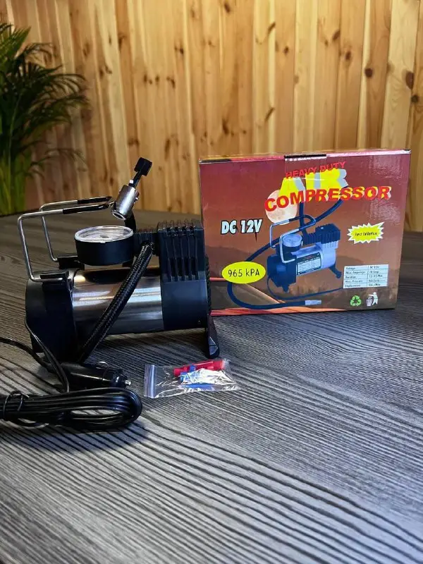 Автокомпресор DC12V Heavy Duty 140 PSI 35 л/хв від прикурювача