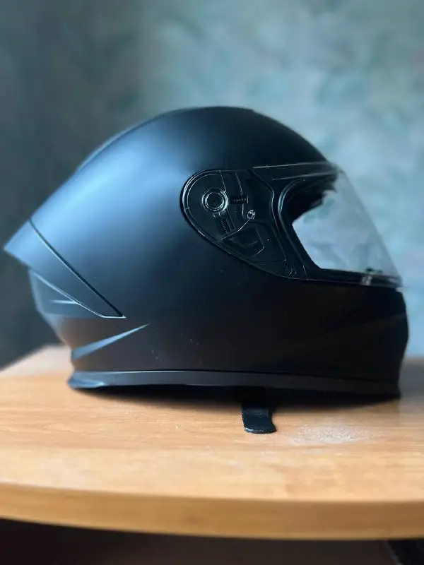 Мотошлем TZ Helmet FMVSS 218 DOT черный матовый, размер S (55-56)