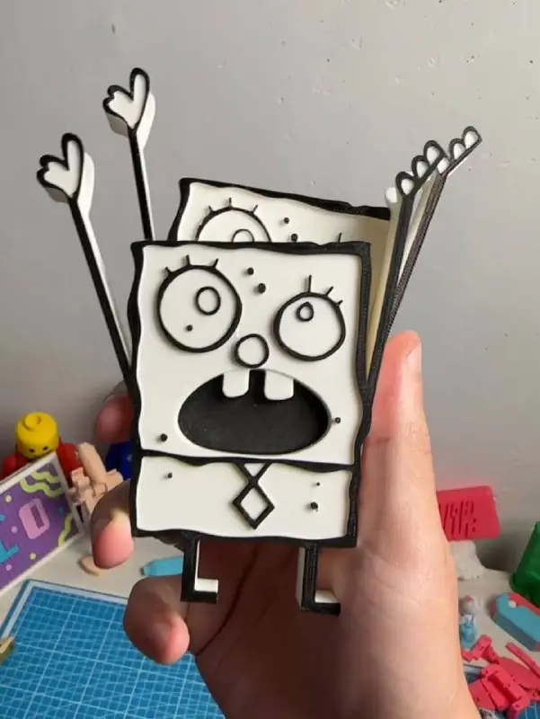 Фігурка ДудлБоб (DoodleBob) SpongeBob SquarePants 3D друк