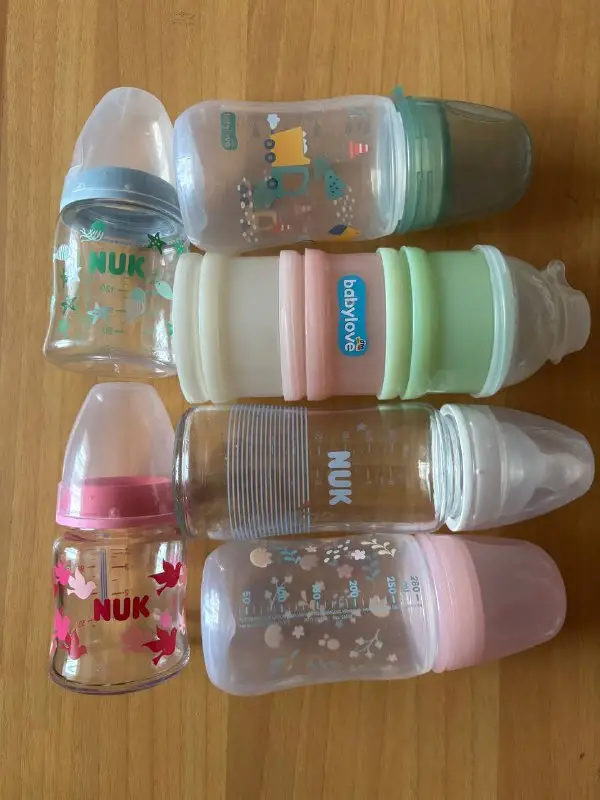 Набір пляшечок для годування Nuk та Babylove