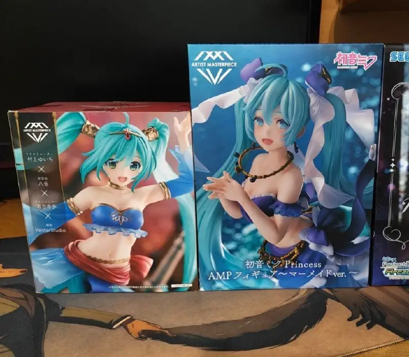 Аніме фігурки Hatsune Miku Taito AMP Mermaid, Rei Ayanami, Pochita Chainsaw Man — фото 2