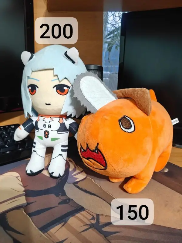 Аніме фігурки Hatsune Miku Taito AMP Mermaid, Rei Ayanami, Pochita Chainsaw Man — фото 3