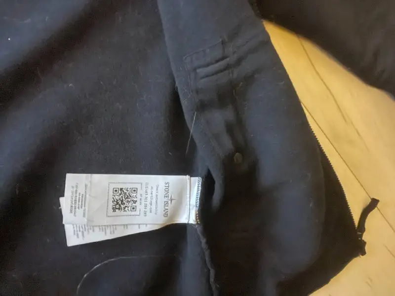 Stone Island Zip Hoodie Black Original — фото 2