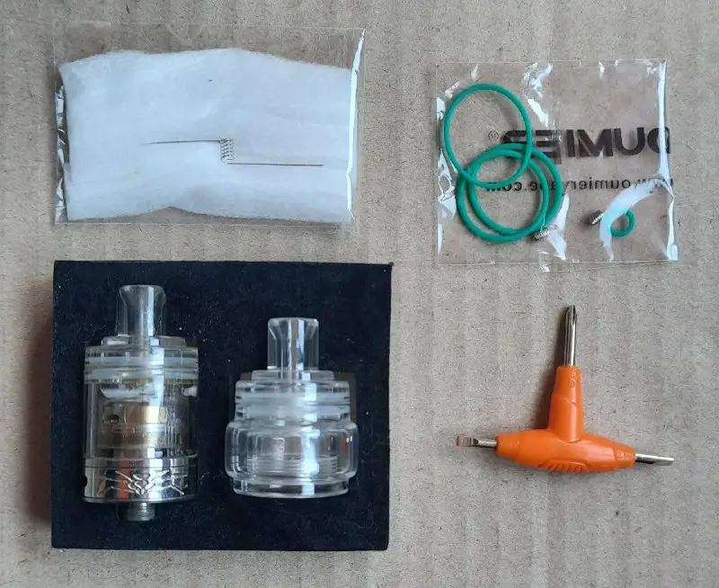 Oumier Wasp Nano MTL RTA Silver Повний комплект