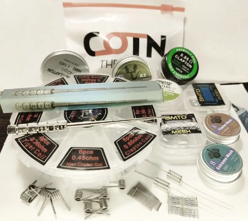 Комплектующие для вейпа: картриджи Voopoo, OXVA, XROS, Elf Bar, аккумуляторы 18650