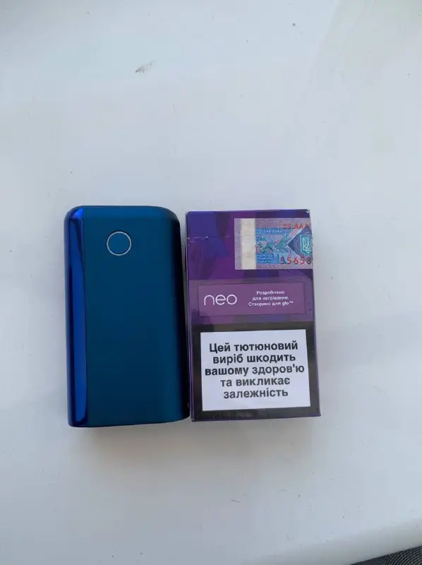 Система нагрівання тютюну GLO Hyper Blue + стіки Neo
