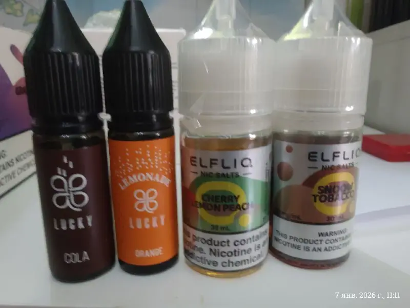 Жидкость для вейпа Elfliq 18-20 мл и Lucky 14 мл