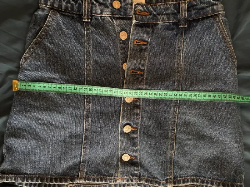 Джинсова спідниця Mango XS Blue 100% Organic Cotton