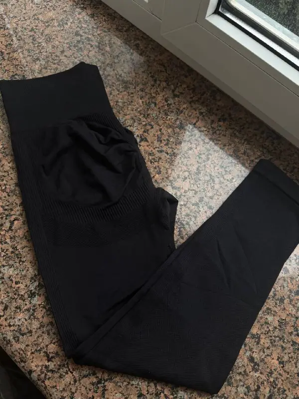 Лосини жіночі з ефектом Push-Up чорні (XS, S, M)