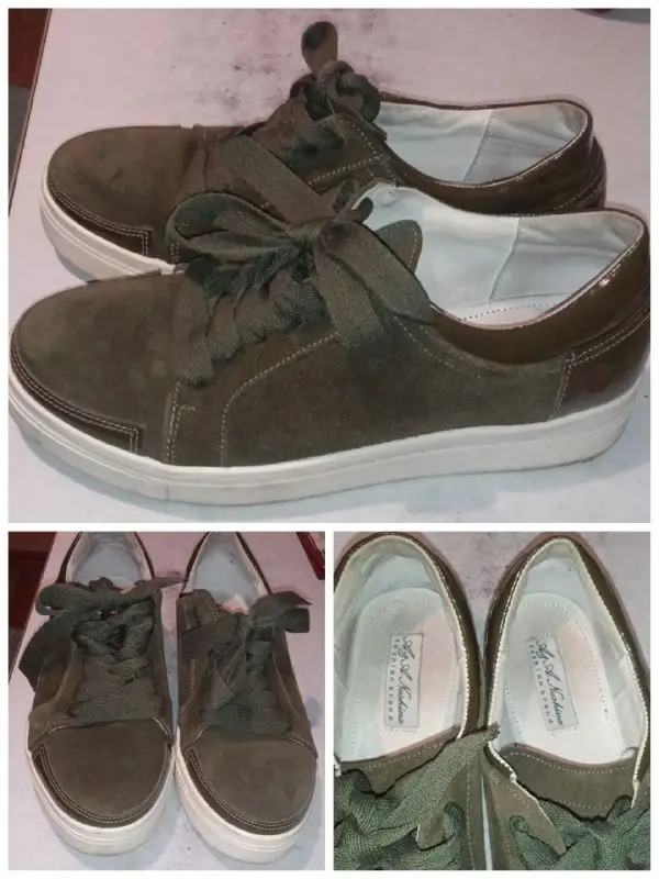 Кеды A. Nashina размер 37 оливковые