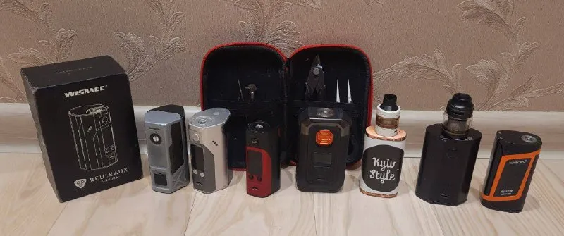 Батарейні моди Wismec Reuleaux RX Gen 3, Vaporesso Armour, Eleaf, Smok Alien, Tesla Invader